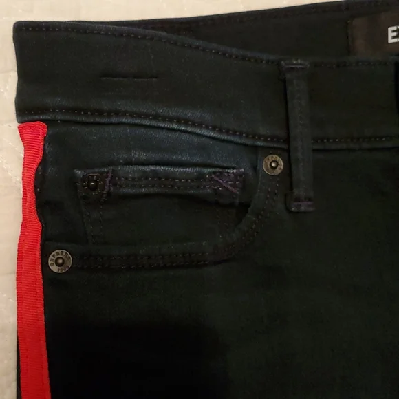 Express Dark Wash Skinny Jeans,  Size 2R, Jeans - Picture 7 of 14